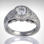 Custom Diamond Engagement Ring - Morgan's Treasure - Custom Jewelry