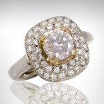 Custom Two-Tone Engagement Ring - Morgan's Treasure - Custom Jewelry