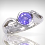 Custom Sapphire Ring - Morgan's Treasure - Custom Jewelry