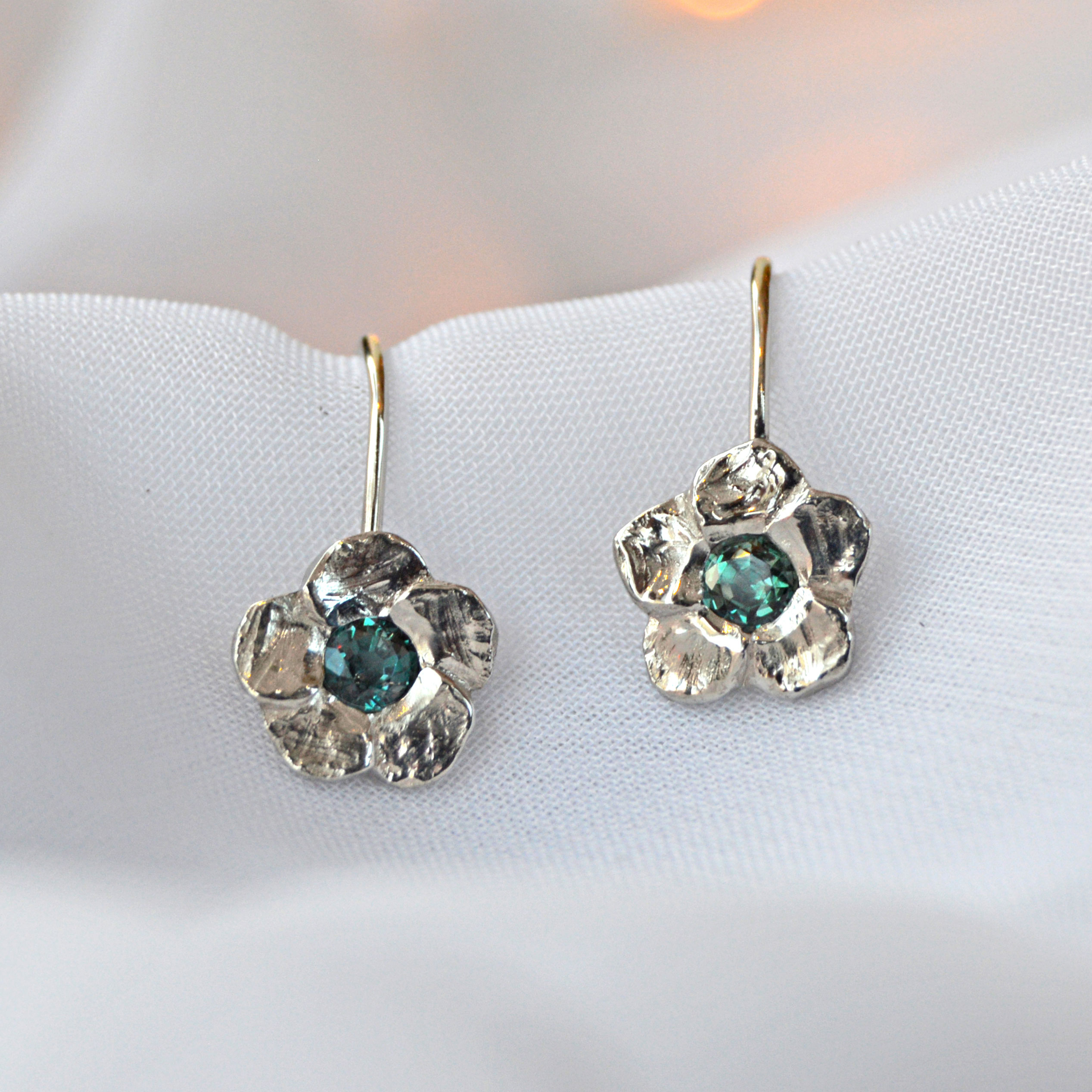 18ct white gold diamond stud earrings - Sarah Cole Jewellery