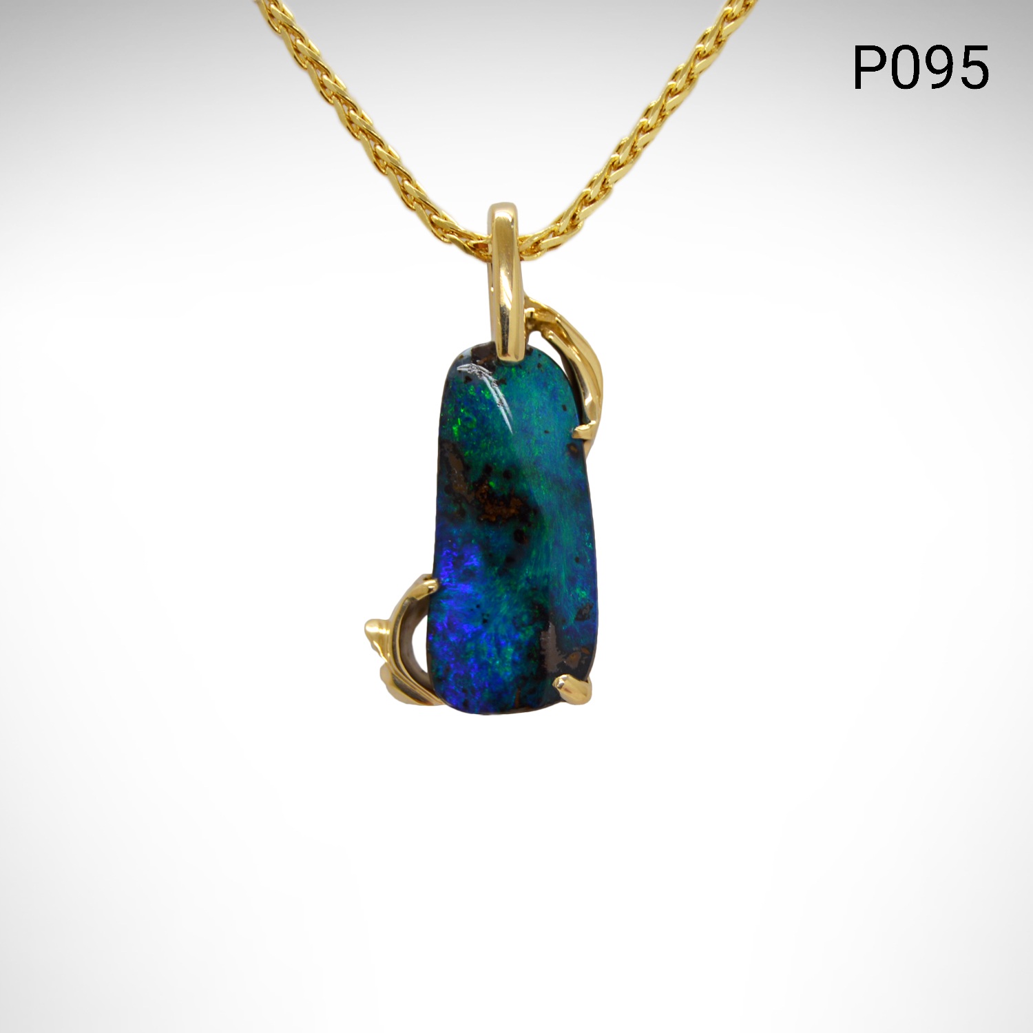 7-31- Necklace_BoulderOpal_CU133