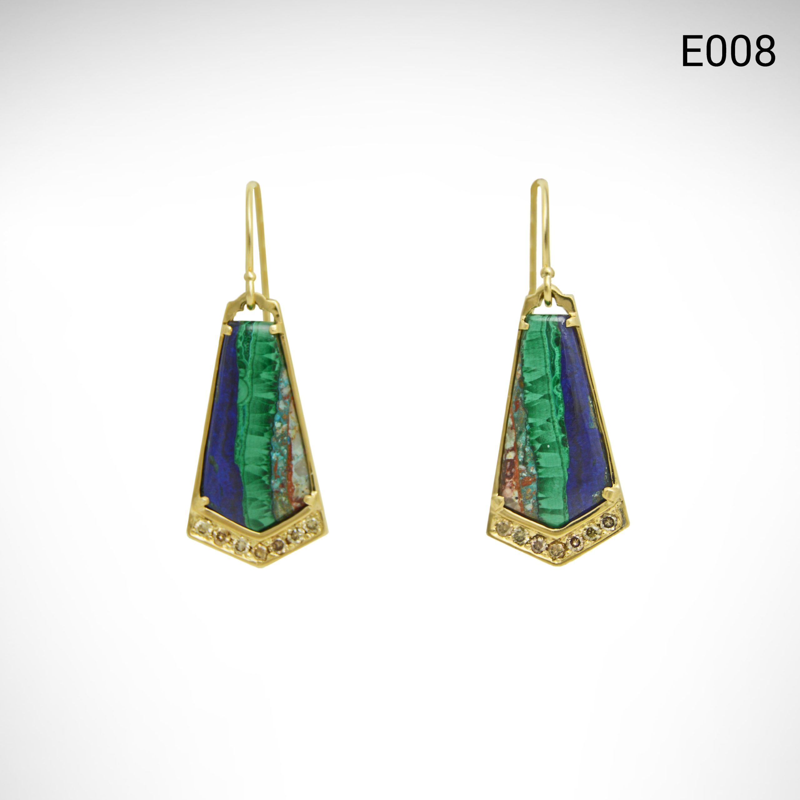 Earrings_Azurite_Malachite